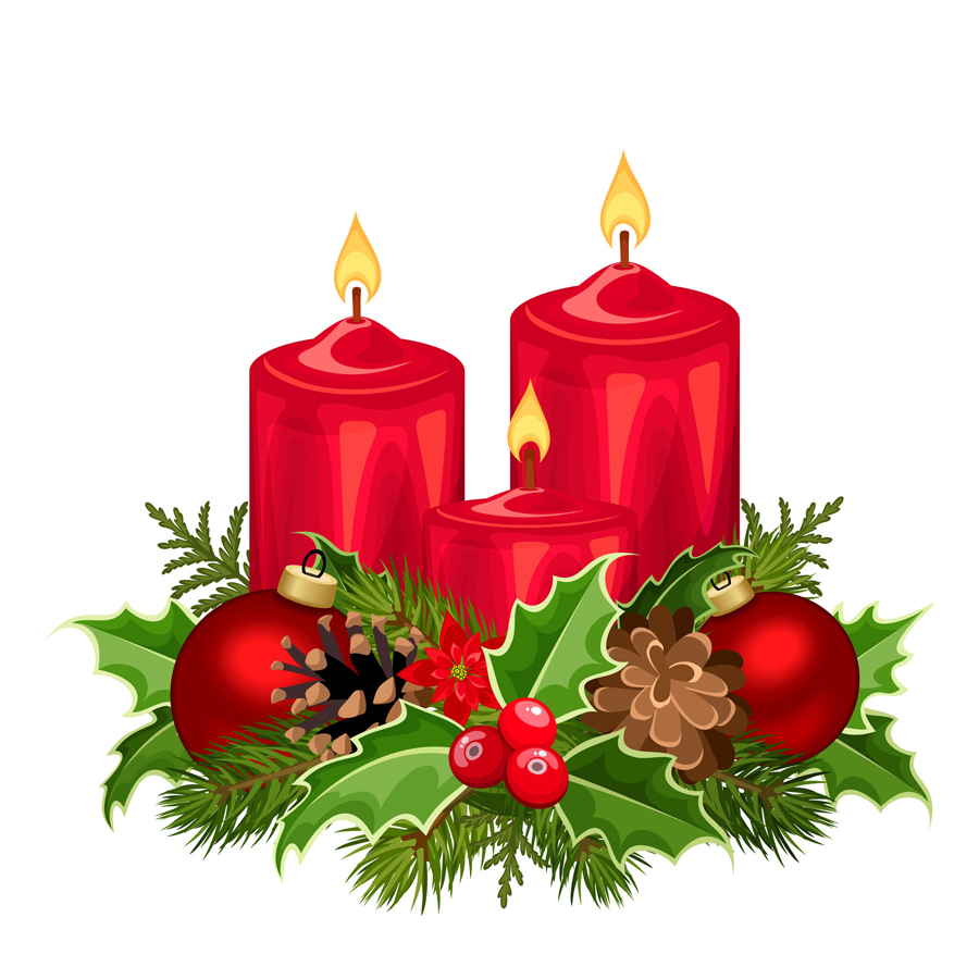 Merry Christmas Candles picture